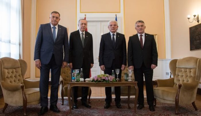 Erdogan se sastao sa članovima Predsjedništva BiH, sastanku prisustvuje i Dodik