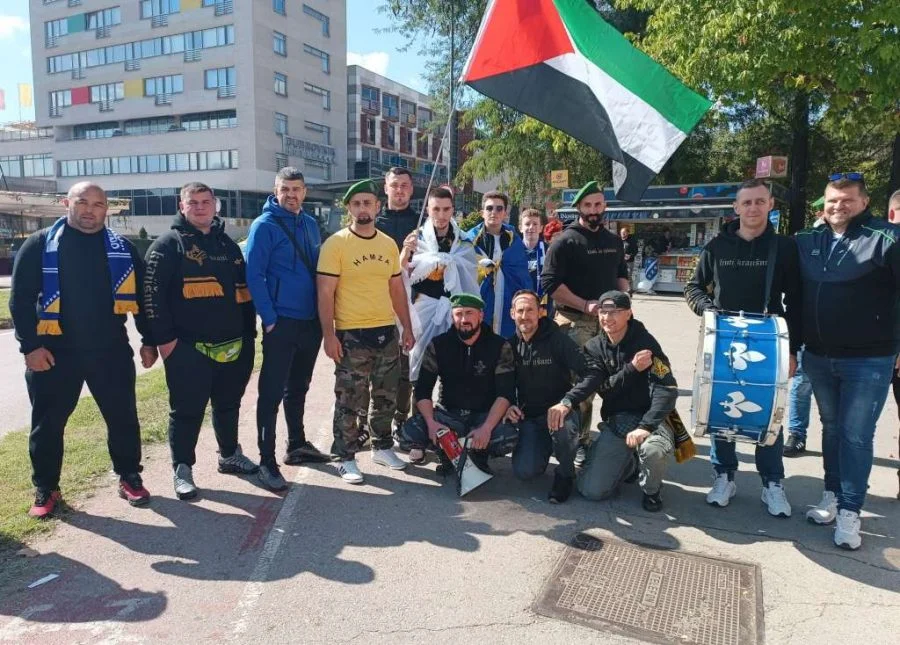 ‘Ljuti Krajišnici’ iz Ljubljane prvi stigli na večerašnju utakmicu u sunčanu Zenicu Ljuti Krajišnici