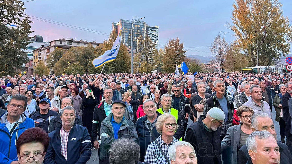 Protesti OHR Sarajevo Foto 1