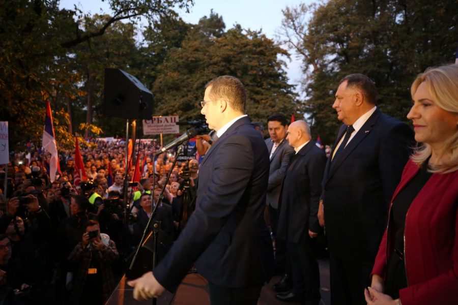 Ambasada SAD: Nema opravdanja za retoriku o secesiji koju smo čuli iz Banja Luke Protesti Banjaluka Rtrs1
