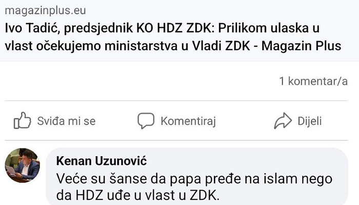 Uzunovic Komentar