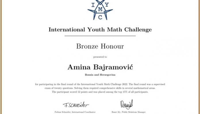 Amina Bronza Matematika