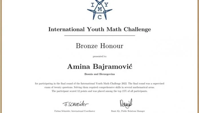Amina Bronza Matematika