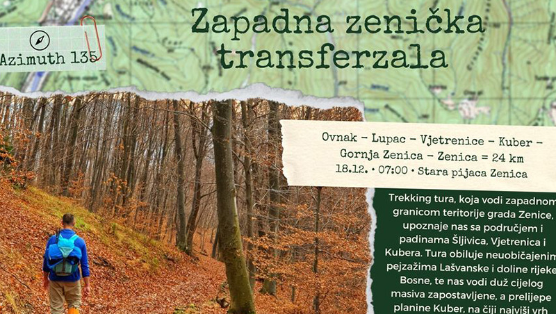 Azimuth 135 Planinarska Tura Foto