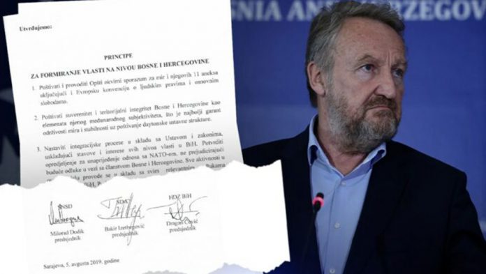 Bakir Izetbegovic Dokument Sporazum