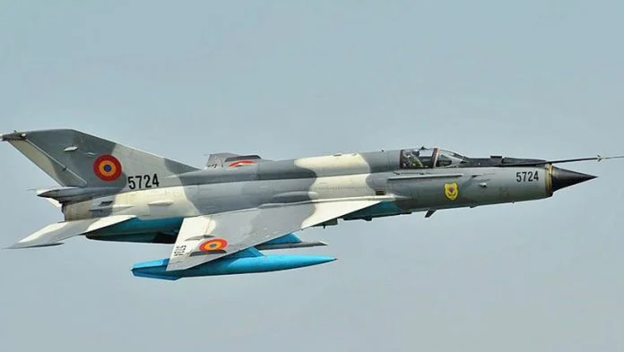 Mig 21 Avion Ilustracija