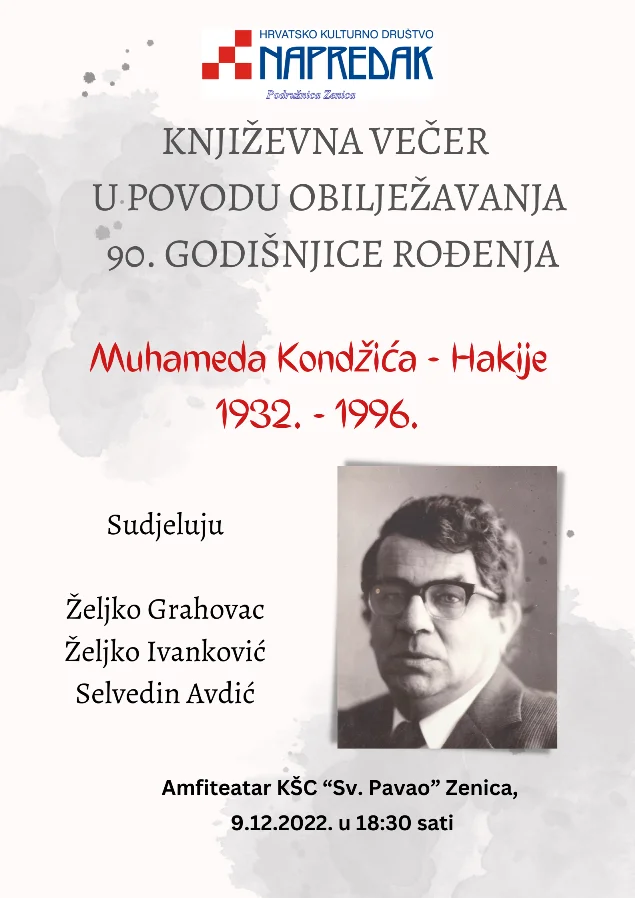 Muhamed Kondzic Plakat