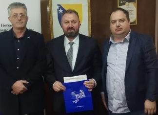 Ministar Šibonjić Razgovarao S Delegacijom Udruženja Privrednika Biznis Centar Jelah Tešanj