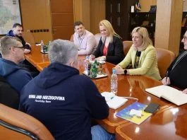 Premijerka Mehmedić Razgovarala S članovima Reprezentacije Sjedeće Odbojke BiH