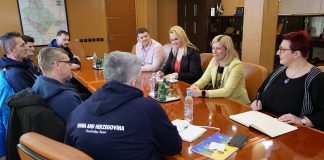Premijerka Mehmedić Razgovarala S članovima Reprezentacije Sjedeće Odbojke BiH
