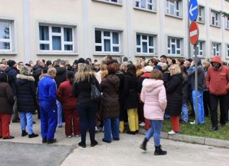 Protest Sindikata Radnika KBZ