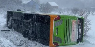 Autobus Iz Hrvatske Prevrnut