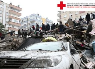 Crveni križ u BiH formirao medicinski tim za pomoć stanovništvu Turske i Sirije Crveni Kriz FBiH Turska Sirija