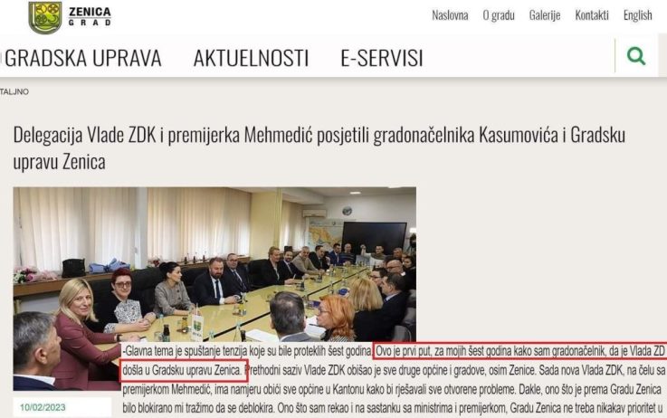 Grad Zenica Print Screen