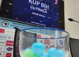 Poznati su parovi četvrtfinala Kupa Bosne i Hercegovine Izvlačenje Parova Kupa BiH
