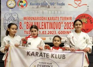 Takmičarke KK Perfekt Zenica izborile 5 finalnih mečeva na Međunarodnom karate turniru (FOTO) KK Perfekt Zenica