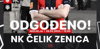 Odgođena Utakmica Čelik