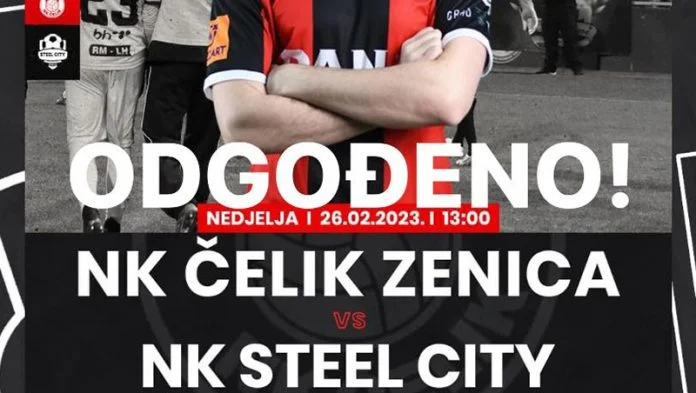 Odgođena Utakmica Čelik