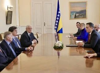 Bećirović povodom Dana nezavisnosti primio članove Predsjedništva Republike BiH Prijem Kod Denisa Bećirovića
