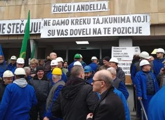 Rudari ‘Kreke’ neće dozvoliti stečaj rudnika, spremni i na socijalni bunt Kreka, Rudari