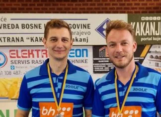 Edin Konjić i Kenan Zahirović viceprvaci BiH u konkurenciji dublova Edin Konjić I Kenan Zahirović