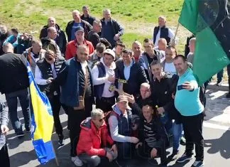 Poslanik u NSRS-u Nebojša Vukanović pružio podršku zeničkim rudarima Nebojša Vukanović Sa Rudarima