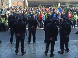 Policija MUP ZDK Protesti Rudara