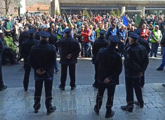 Policija MUP ZDK Protesti Rudara