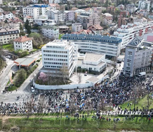 Protesti Ispred Zgrade OHR A U Sarajevu 31 Mart