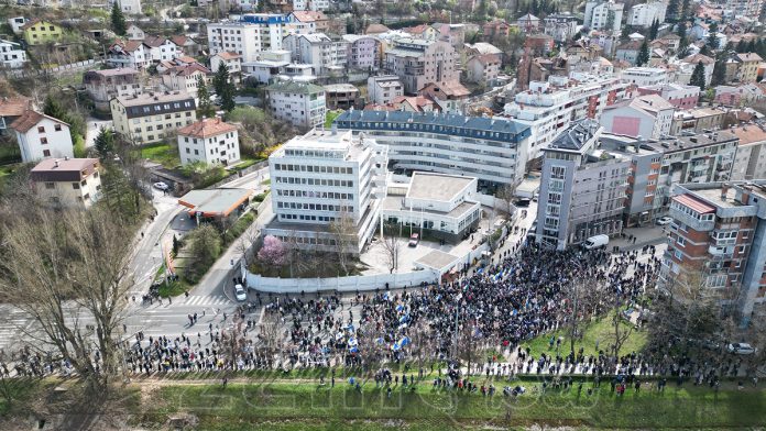 Protesti Ispred Zgrade OHR A U Sarajevu 31 Mart