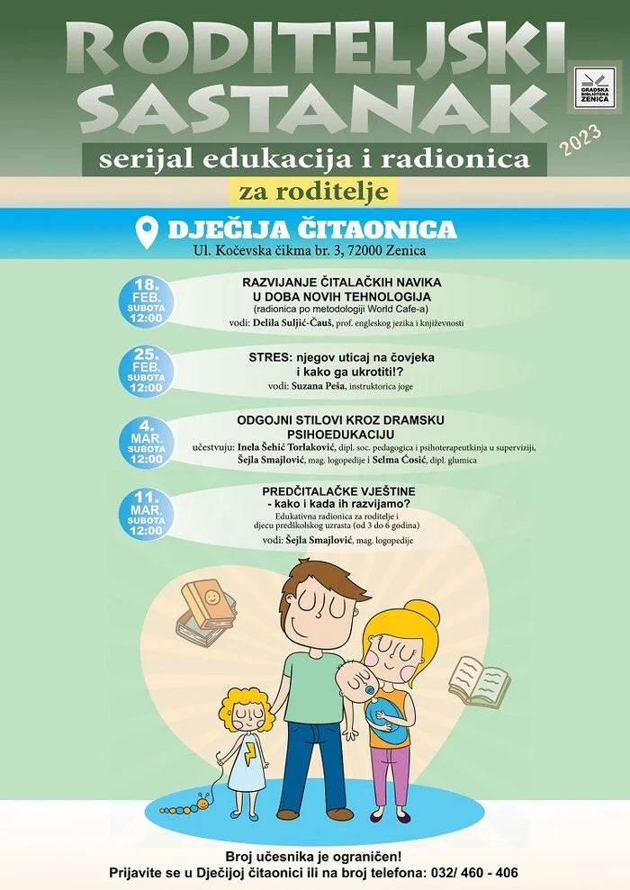 Roditeljski Sastanak Plakat Citaonica Zenica