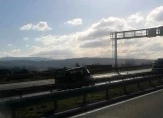 Saobraćajna nezgoda na autoputu A1 u blizini Kaknja Saobraćajna Nezgoda