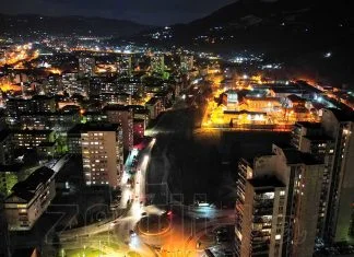 Veći dio GGM-a u Zenici opet u mraku (FOTO) Zenica GGM Noću Bez Svjetla
