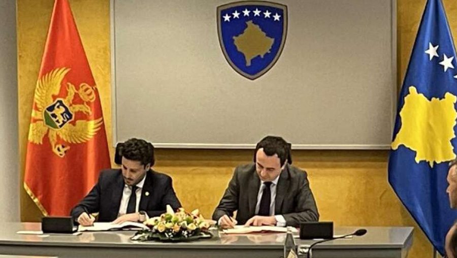Kurti I Abazović Potpisali Sporazum O Slobodnom Nebu Iznad Kosova I Crne Gore
