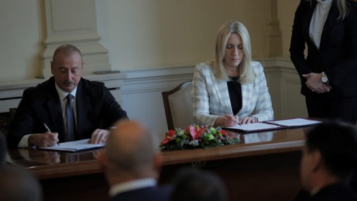 Potpisana Zajednička Deklaracija O Strateškom Partnerstvu Između BiH I Azerbejdžana