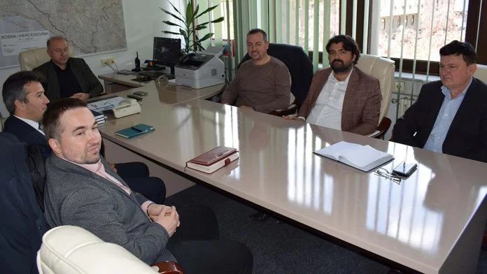 Sastanak Policijskog Komesara Rusmira Šišića Sa DelegacijomInstituta Yunus Emre Sarajevo