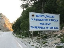 Tabla Dobro Dosli Republika Srpska Rs