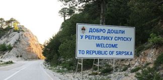 Tabla Dobro Dosli Republika Srpska Rs