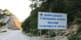 Tabla Dobro Dosli Republika Srpska Rs
