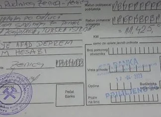 Uplatnica Za Tursku I Siriju Od Strane Zeničkih Rudara