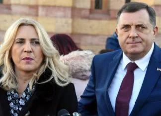 Dodik i Cvijanović reagovali na izjavu Bećirovića: “Ne igraj se sa RS i Srbima” Cvijanovic Dodik 279312 725x483