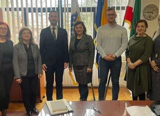 Ministar Hasaničević obišao novoizgrađene prostorije Općinskog suda u Zenici Hasanicevic Osz 1