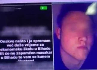 Mladić iz BiH na Instagramu najavio masakr u svojoj školi Bihaćki Maloljetnik