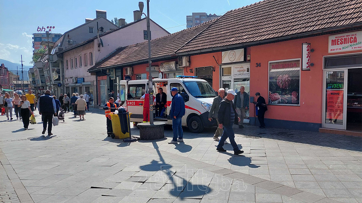 Povrijedjen Muskarac Titova Ulica U Zenici