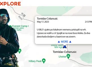 Alpinista iz BiH Tomo Cvitanušić osvojio vrh Mount Everesta Vrh Everesta