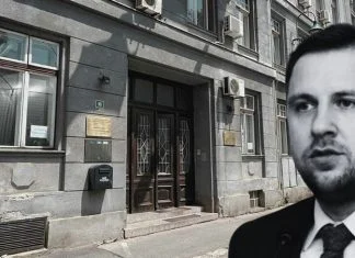 Zgrada MUP-a KS Uhapsen Abdulah Skaka