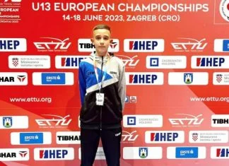 Dino Zlotrg predstavlja BiH na Evropskom prvenstvu u stonom tenisu Dino Zlotrg