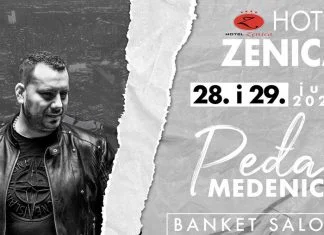 Krajem juna Peđa Medenica će dvije noći zaredom održati koncert u Zenici Koncert Peđe Medenice U Zenici