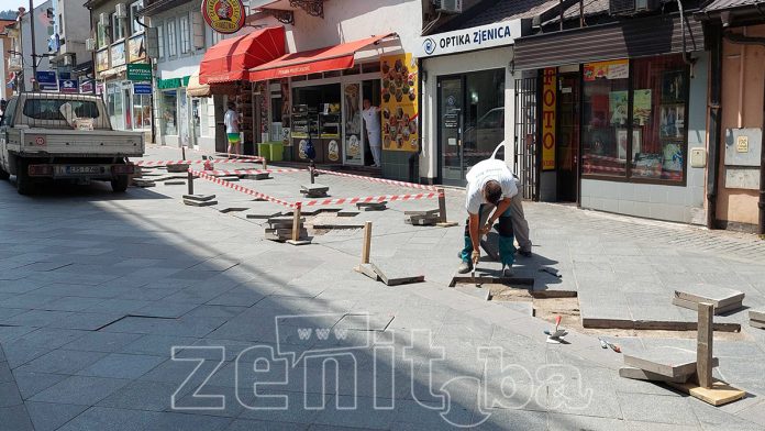 Sanacija Granitnih Ploča U Centru Zenice