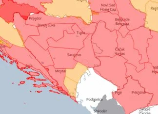 FHMZ objavio gdje će udariti oluja u BiH Crveni Meteoalarm Nevrijeme